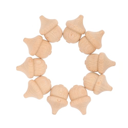 OSALADI 10 Stück Teiliges Holz eicheln zum Bemalen Naturbelassen Glatte Oberfläche Leichtes DIY malspielzeug für Fördert Kreativität und Gehirnkoordination für Bastelprojekte und OSALADI 10 Stück Teiliges Holz eicheln zum Bemalen Naturbelassen Glatte Oberfläche Leichtes DIY malspielzeug für Fördert Kreativität und Gehirnkoordination für Bastelprojekte und von OSALADI
