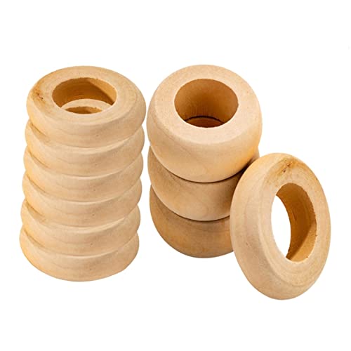 OSALADI 10 Stück Teiliges Holzring Dekoration Natürliche Holzschmuck Ringe für Diy Bastelprojekte für Kreative Wohnaccessoires und Festliche Anlässe Hellbraun OSALADI 10 Stück Teiliges Holzring Dekoration Natürliche Holzschmuck Ringe für Diy Bastelprojekte für Kreative Wohnaccessoires und Festliche Anlässe Hellbraun von OSALADI