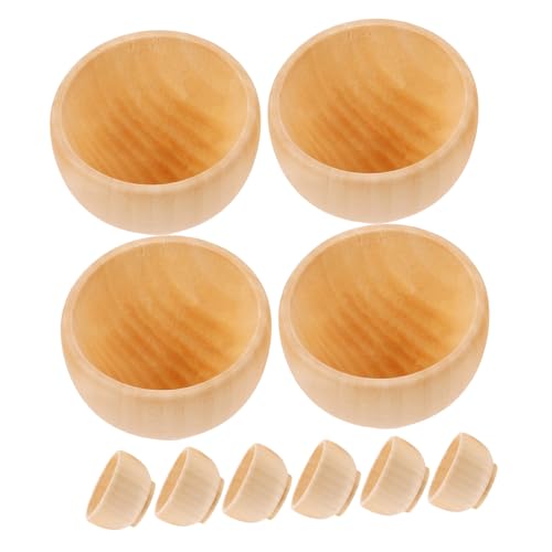 OSALADI 10 Stück Teiliges Holzschalen Unbehandelt mit Glatten Kanten zum Bemalen DIY Holzschalen für Kinderbasteln und Dekoration Vielseitig Einsetzbar für Snacks und Party OSALADI 10 Stück Teiliges Holzschalen Unbehandelt mit Glatten Kanten zum Bemalen DIY Holzschalen für Kinderbasteln und Dekoration Vielseitig Einsetzbar für Snacks und Party von OSALADI