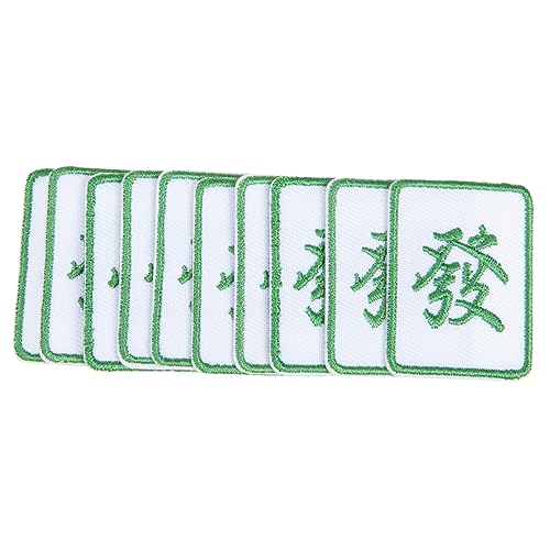 OSALADI 10 Stück Teiliges Kreative Mahjong Bestickte Bügelflicken Strapazierfähige Stoffapplikationen für Kleider Taschen Jeans Hüte DIY Nähzubehör Vielseitig für Kleidung und Accessoires OSALADI 10 Stück Teiliges Kreative Mahjong Bestickte Bügelflicken Strapazierfähige Stoffapplikationen für Kleider Taschen Jeans Hüte DIY Nähzubehör Vielseitig für Kleidung und Accessoires von OSALADI