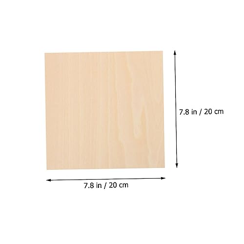 OSALADI 10 Stück Teiliges Naturfarbene Glatte Sperrholzplatten aus Basswood Splintfrei Langlebig und Sicher für DIY bastelarbeiten Brandmalerei und Kreative Holzprojekte OSALADI 10 Stück Teiliges Naturfarbene Glatte Sperrholzplatten aus Basswood Splintfrei Langlebig und Sicher für DIY bastelarbeiten Brandmalerei und Kreative Holzprojekte von OSALADI