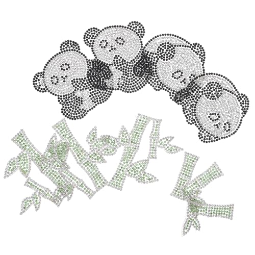 OSALADI 10 Stück Teiliges Panda Bügelbild mit Selbstklebenden Gestickten Strass Applikationen Vielseitig für Kleidung Rucksäcke Hüte DIY Dekoration Hochwertige Handwerksqualität OSALADI 10 Stück Teiliges Panda Bügelbild mit Selbstklebenden Gestickten Strass Applikationen Vielseitig für Kleidung Rucksäcke Hüte DIY Dekoration Hochwertige Handwerksqualität von OSALADI