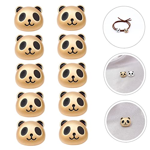 OSALADI 10 Stück Teiliges Panda Förmige Dekorative Legierungsanhänger Handgefertigte Spacer Perlen Lose Schmuckperlen für DIY Haar und Schmuckzubehör Einfaches DIY für Mädchen OSALADI 10 Stück Teiliges Panda Förmige Dekorative Legierungsanhänger Handgefertigte Spacer Perlen Lose Schmuckperlen für DIY Haar und Schmuckzubehör Einfaches DIY für Mädchen von OSALADI