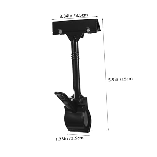 OSALADI 10 Stück Teiliges Schwarze Drehbare Kunststoff Preisschildhalter für Supermarkt Obstregale Langlebige Etikettenhalter Clips zur Klaren Warenpräsentation im Einzelhandel OSALADI 10 Stück Teiliges Schwarze Drehbare Kunststoff Preisschildhalter für Supermarkt Obstregale Langlebige Etikettenhalter Clips zur Klaren Warenpräsentation im Einzelhandel von OSALADI