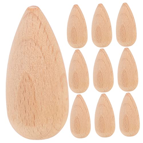 OSALADI 10 Stück Teiliges Unbemalte Holz Peg Puppen zum Bemalen Glatte Oberfläche Kinderfreundliches DIY Holzfiguren Vielseitige Bastelgestaltung für Kreative Handwerksprojekte von OSALADI