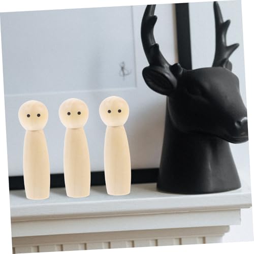 OSALADI 10 Stück Teiliges Unbemalte Holzfiguren zum Bemalen Natürliche DIY Holz Puppen für Kreative Langlebige Holzsteckfiguren für Gestaltung und Wohnungsdeko OSALADI 10 Stück Teiliges Unbemalte Holzfiguren zum Bemalen Natürliche DIY Holz Puppen für Kreative Langlebige Holzsteckfiguren für Gestaltung und Wohnungsdeko von OSALADI