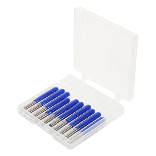 OSALADI 10 Stück Teiliges V-nut Cnc Fräser Set aus Hartmetall Präziser Flacher Schaft Scharf für Holzgravur Kunststoff Schnitzerei Werkzeuge für Feine Holzarbeiten und Modellbau OSALADI 10 Stück Teiliges V-nut Cnc Fräser Set aus Hartmetall Präziser Flacher Schaft Scharf für Holzgravur Kunststoff Schnitzerei Werkzeuge für Feine Holzarbeiten und Modellbau von OSALADI