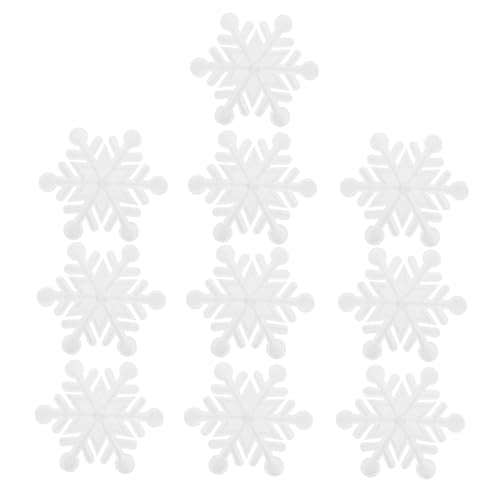 OSALADI 10 Stück Teiliges Weiße Schneeflocken Aufnäher zum Aufbügeln Bestickte Applikationen für Kleidung Rucksäcke Hüte Vielseitige DIY Winter und Weihnachtsdeko Künstliche Schneeflocken OSALADI 10 Stück Teiliges Weiße Schneeflocken Aufnäher zum Aufbügeln Bestickte Applikationen für Kleidung Rucksäcke Hüte Vielseitige DIY Winter und Weihnachtsdeko Künstliche Schneeflocken von OSALADI