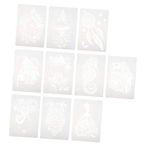OSALADI 10 Stück Tier Zeichenvorlage Wiederverwendbare Schablone Malschablonen Für Stoffmalerei Kunstschablonen DIY Schablone Kunst Malschablone Malschablone Bastelvorlage OSALADI 10 Stück Tier Zeichenvorlage Wiederverwendbare Schablone Malschablonen Für Stoffmalerei Kunstschablonen DIY Schablone Kunst Malschablone Malschablone Bastelvorlage von OSALADI