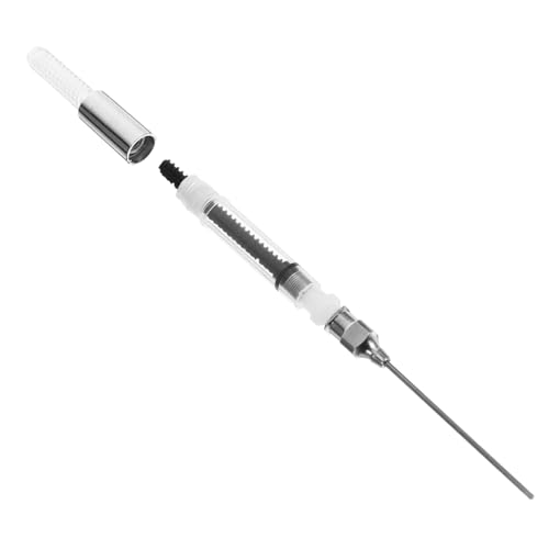 OSALADI 10 Stück Tintenabsorber Tintennachfüller für Füllfederhalter Federkonverter für Füllfederhalter Stift-Tintenhilfsmittel Tintenfüller Plastik Silver von OSALADI