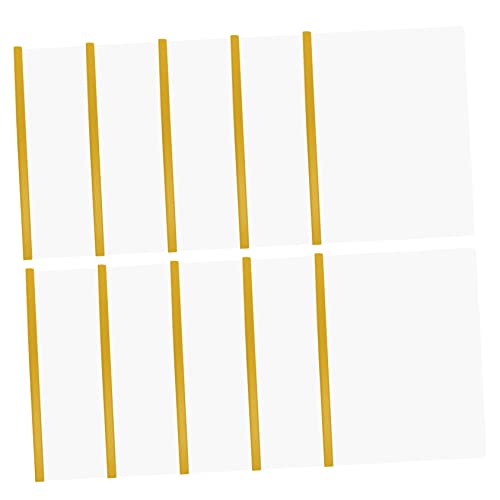 OSALADI 10 Stück Transparent Ordner mit Zugstab für Dokumente Unterlagen und Projektmanagement Flexibles Design Sicht und Einfache Handhabung OSALADI 10 Stück Transparent Ordner mit Zugstab für Dokumente Unterlagen und Projektmanagement Flexibles Design Sicht und Einfache Handhabung von OSALADI
