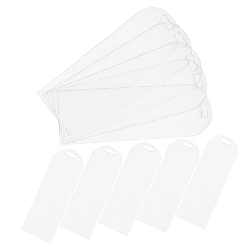 OSALADI 10 Stück Transparente Acryl Lesezeichen Blanko für Diy Dekorationen Unbeschriftete Buchmarker mit Aufhängeloch für Kreative und Bastelprojekte OSALADI 10 Stück Transparente Acryl Lesezeichen Blanko für Diy Dekorationen Unbeschriftete Buchmarker mit Aufhängeloch für Kreative und Bastelprojekte von OSALADI
