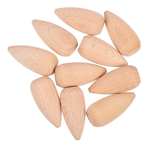 OSALADI 10 Stück Unlackierte Holz Peg Puppen für Diy Bastelprojekte Unvollendete Holzfiguren zum Bemalen und Gestalten für Kreative Handarbeiten und Dekoration von OSALADI