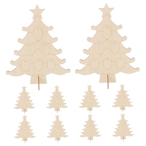 OSALADI 10 Stück Unvollendete Holzanhänger Weihnachtsbaum zum Bemalen DIY Bastelset aus Naturbelassenem Holz Vielseitige Mini Holzfiguren für Festtagsdekoration und Persönliche OSALADI 10 Stück Unvollendete Holzanhänger Weihnachtsbaum zum Bemalen DIY Bastelset aus Naturbelassenem Holz Vielseitige Mini Holzfiguren für Festtagsdekoration und Persönliche von OSALADI