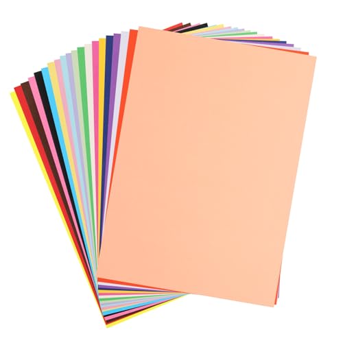 OSALADI 100 Blätter Buntes Origami Zum Basteln Von Regenbogen Mehrfarbigem Handgefertigtem Kunsthandwerk Zum Dekorieren Von Farbigem Origami Farben Und Formen Große Deko Vorräte von OSALADI