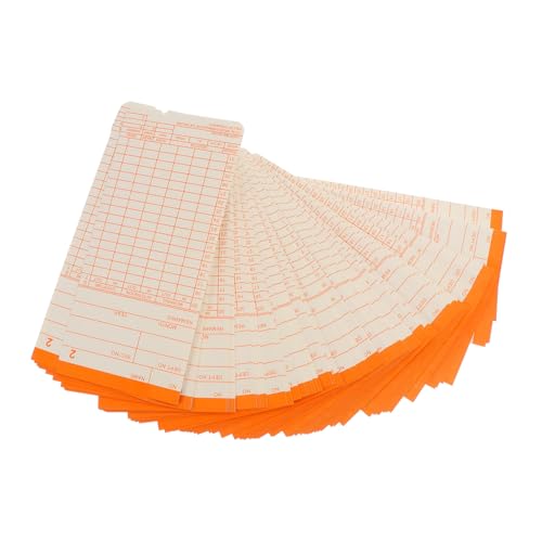 OSALADI 100 Blatt Attendance Cards Zeitkarte Arbeitszeiterfassung Stundennachweis Praktisch Langlebig Einfaches Design Für Büro Lager OSALADI 100 Blatt Attendance Cards Zeitkarte Arbeitszeiterfassung Stundennachweis Praktisch Langlebig Einfaches Design Für Büro Lager von OSALADI