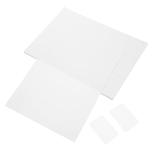 OSALADI 100 Blatt Etikettenaufkleber Aufkleber Beschriftungen Adressaufkleber Durchsichtige Aufkleber Versandetiketten Für Umschläge Aufkleber Für Gewürzetiketten Klebetiketten Papier Weiß von OSALADI