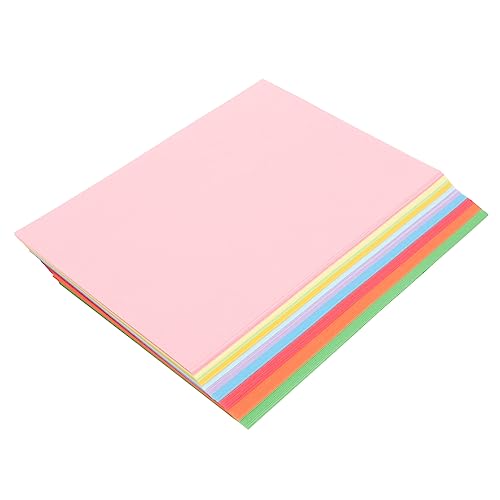OSALADI 100 Blatt Farbiger Karton Herstellung Farbe Origami Bunt Handwerk Sortiert Zeichnung Papier OSALADI 100 Blatt Farbiger Karton Herstellung Farbe Origami Bunt Handwerk Sortiert Zeichnung Papier von OSALADI