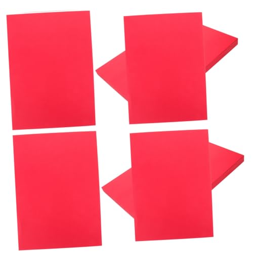 OSALADI 100 Blatt Handbemalter Karton Zeichenpapier farbiges Papier Zeichnung Farbe sortiert Papierkartenvorrat Malkartonpapier Farbpapier Blankokarten für die Kartenherstellung rot OSALADI 100 Blatt Handbemalter Karton Zeichenpapier farbiges Papier Zeichnung Farbe sortiert Papierkartenvorrat Malkartonpapier Farbpapier Blankokarten für die Kartenherstellung rot von OSALADI