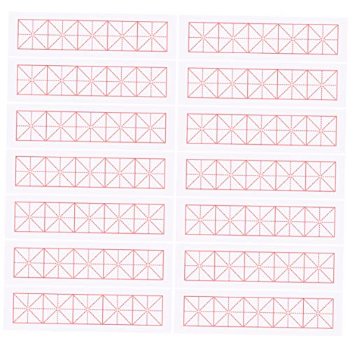 OSALADI 100 Blatt Kalligraphiepapier Weiße Reispapierblätter mit Kästchen für Chinesische für Anfänger und Kunstliebhaber Leicht Tragbar und Inkabsorberend OSALADI 100 Blatt Kalligraphiepapier Weiße Reispapierblätter mit Kästchen für Chinesische für Anfänger und Kunstliebhaber Leicht Tragbar und Inkabsorberend von OSALADI