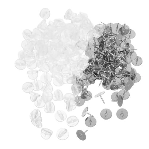 OSALADI 100 Sätze Transparent Rubber Pin Backs Locking Clutch Keepers für DIY Schmuck Broschen Anstecknadeln Rund Ersatzhalter für Abzeichen Bastelbedarf OSALADI 100 Sätze Transparent Rubber Pin Backs Locking Clutch Keepers für DIY Schmuck Broschen Anstecknadeln Rund Ersatzhalter für Abzeichen Bastelbedarf von OSALADI
