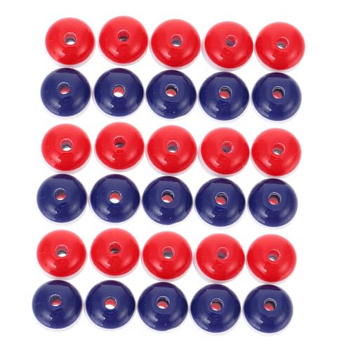 OSALADI 100 Stück Acrylperlen Rund zum Basteln Hochwertige Resin Schmuckperlen für DIY Armbänder Halsketten Vielseitige Splicing Color Beads für Kreative Handarbeiten OSALADI 100 Stück Acrylperlen Rund zum Basteln Hochwertige Resin Schmuckperlen für DIY Armbänder Halsketten Vielseitige Splicing Color Beads für Kreative Handarbeiten von OSALADI