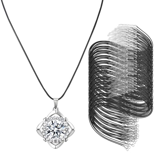 OSALADI 100 Stück Anhänger Wachsseil Schwarze Kordelkette Herstellung Kabel Wildleder Halskette Schmuck Flechten Gewickelt Gewachst Dünn Makramee-schnur Wachslinie Black OSALADI 100 Stück Anhänger Wachsseil Schwarze Kordelkette Herstellung Kabel Wildleder Halskette Schmuck Flechten Gewickelt Gewachst Dünn Makramee-schnur Wachslinie Black von OSALADI