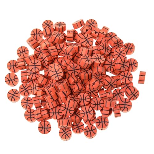 OSALADI 100 Stück Basketball Perlen Polymer Diy Schmuckzubehör für und Armbänder Langlebige und Farbenfrohe Spacer Perlen für Kreative Bastelprojekte OSALADI 100 Stück Basketball Perlen Polymer Diy Schmuckzubehör für und Armbänder Langlebige und Farbenfrohe Spacer Perlen für Kreative Bastelprojekte von OSALADI