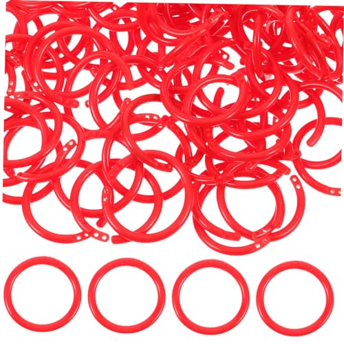 OSALADI 100 Stück Buchbinderinge Flexible Ringe für Lose Scrapbooking DIY Projekte Innendurchmesser für Notizen und Fotoalben OSALADI 100 Stück Buchbinderinge Flexible Ringe für Lose Scrapbooking DIY Projekte Innendurchmesser für Notizen und Fotoalben von OSALADI