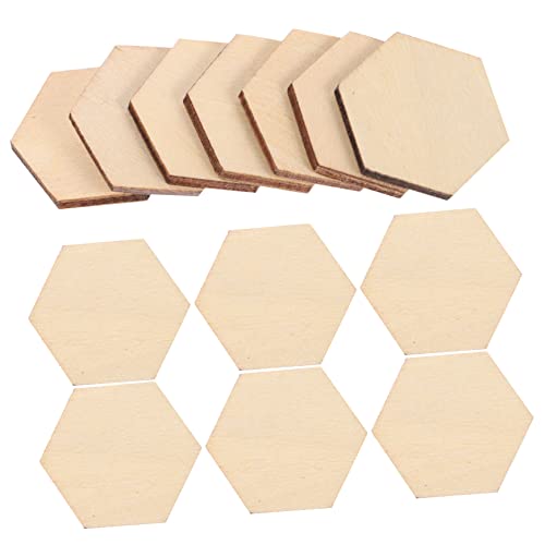 OSALADI 100 Stück Buchenholz Sechseckige Holzstücke für DIY Bastelarbeiten Hochzeit Geburtstagsfeier und Weihnachten Hochwertige Glatte Holzornamente für Projekte OSALADI 100 Stück Buchenholz Sechseckige Holzstücke für DIY Bastelarbeiten Hochzeit Geburtstagsfeier und Weihnachten Hochwertige Glatte Holzornamente für Projekte von OSALADI