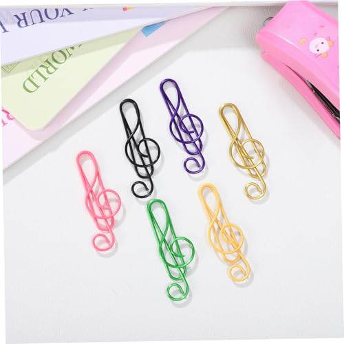 OSALADI 100 Stück Bunte Metall Büroklammern Musiknoten Design Kleine Stabile Papierklammern für Schule Büro Akten Organisieren Farben Zufällig Zufällige Farbe Zufällige Farbe OSALADI 100 Stück Bunte Metall Büroklammern Musiknoten Design Kleine Stabile Papierklammern für Schule Büro Akten Organisieren Farben Zufällig Zufällige Farbe Zufällige Farbe von OSALADI
