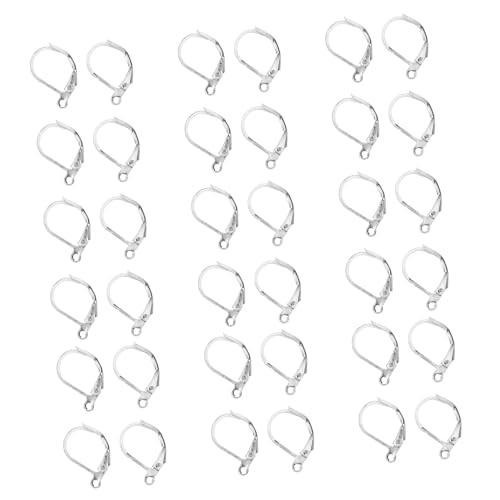 OSALADI 100 Stück Charm-ringe Zum Basteln Creolen Für Damen Ergebnisse Schmuck Machen Reifen Ohrring Französischer Haken Ohrring-kreis-charms Schmuckzubehör Lünetten Ohrhaken Kupfer Silber OSALADI 100 Stück Charm-ringe Zum Basteln Creolen Für Damen Ergebnisse Schmuck Machen Reifen Ohrring Französischer Haken Ohrring-kreis-charms Schmuckzubehör Lünetten Ohrhaken Kupfer Silber von OSALADI
