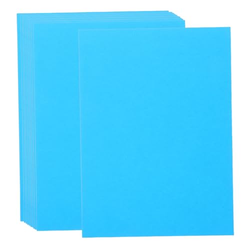 OSALADI 100 Stück Farbiges Papier Blau M² Reißfest Lebendige Farben für Drucker und Tintenstrahldrucker Vielseitig Geeignet für Schule Büro DIY Basteln von OSALADI