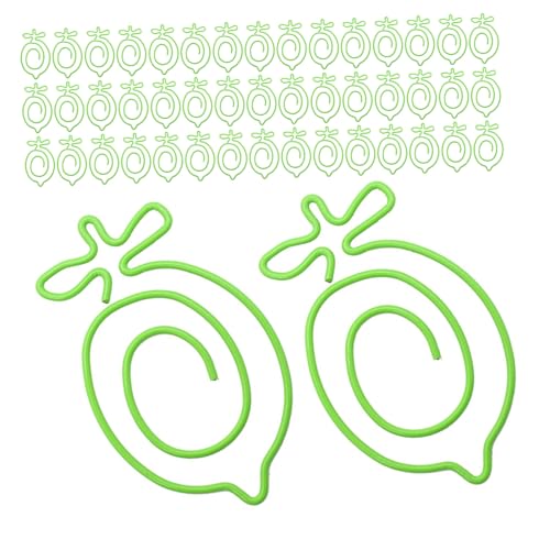 OSALADI 100 Stück Gefälschte Zitronenform -lesezeichen Dokumentclips Papierkram Organisieren Clips Büroklammern Aus Papier Zitronenforschungen Papierclips Papierkramklemmen Metall Grün OSALADI 100 Stück Gefälschte Zitronenform -lesezeichen Dokumentclips Papierkram Organisieren Clips Büroklammern Aus Papier Zitronenforschungen Papierclips Papierkramklemmen Metall Grün von OSALADI