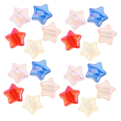 OSALADI 100 Stück Gefrertete Sternperlen Armbanddekoration Accessoire Abstandsperlen-anhänger Perlen Zur Schmuckherstellung Zugesperrte Lose Perle Großes Loch Lose Perlen Plastik OSALADI 100 Stück Gefrertete Sternperlen Armbanddekoration Accessoire Abstandsperlen-anhänger Perlen Zur Schmuckherstellung Zugesperrte Lose Perle Großes Loch Lose Perlen Plastik von OSALADI