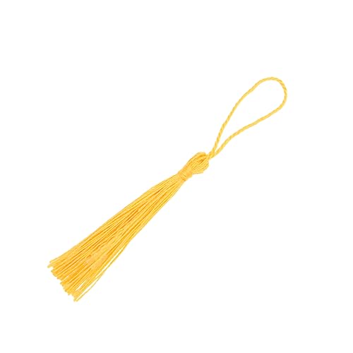 OSALADI 100 Stück Goldene Polyester Quasten für DIY Bastelprojekte Handgefertigte Anhänger für Schmuck Wohnkultur und Kreative Dekorationen OSALADI 100 Stück Goldene Polyester Quasten für DIY Bastelprojekte Handgefertigte Anhänger für Schmuck Wohnkultur und Kreative Dekorationen von OSALADI