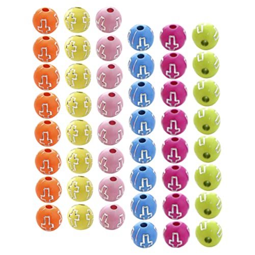 OSALADI 100 Stück Große Loch Kreuzperlen Acryl DIY Schmuckherstellung Spacer Perlen für Armbänder Halsketten Anhänger Basteln Vielseitig für Schlüsselanhänger und Dekoration OSALADI 100 Stück Große Loch Kreuzperlen Acryl DIY Schmuckherstellung Spacer Perlen für Armbänder Halsketten Anhänger Basteln Vielseitig für Schlüsselanhänger und Dekoration von OSALADI