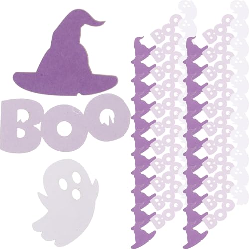 OSALADI 100 Stück Halloween-Tischstreuung Konfetti für den Tisch werfen bereit bunt Schützen groß Halloween-Party-Konfetti Hexenhut Konfetti Halloween-Geisterkonfetti Papier Violett OSALADI 100 Stück Halloween-Tischstreuung Konfetti für den Tisch werfen bereit bunt Schützen groß Halloween-Party-Konfetti Hexenhut Konfetti Halloween-Geisterkonfetti Papier Violett von OSALADI