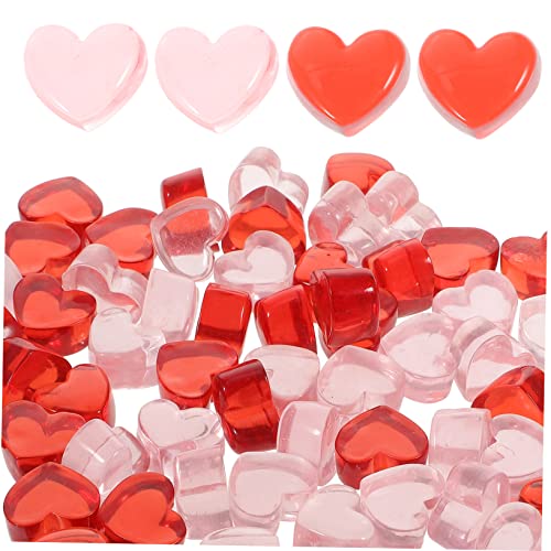 OSALADI 100 Stück Herzförmige Acrylsteine Vase Füller Rote und Rosa Herzperlen Tischdeko für Hochzeiten und DIY Bastelprojekte OSALADI 100 Stück Herzförmige Acrylsteine Vase Füller Rote und Rosa Herzperlen Tischdeko für Hochzeiten und DIY Bastelprojekte von OSALADI