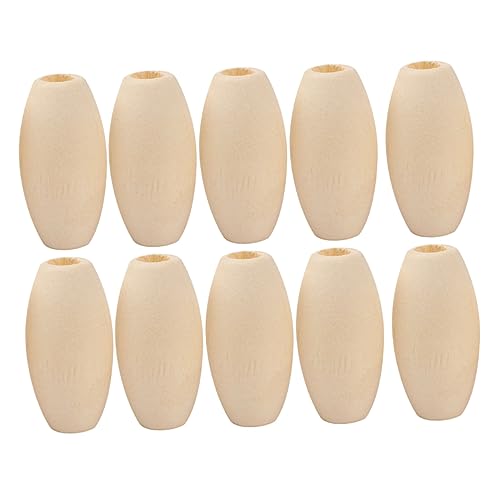 OSALADI 100 Stück Holzperlen Diy Bastelperlen Naturfarbe Kreative Materialien für Schmuckherstellung und Heimdekoration für Armbänder und Handgemachte Zubehörteile OSALADI 100 Stück Holzperlen Diy Bastelperlen Naturfarbe Kreative Materialien für Schmuckherstellung und Heimdekoration für Armbänder und Handgemachte Zubehörteile von OSALADI