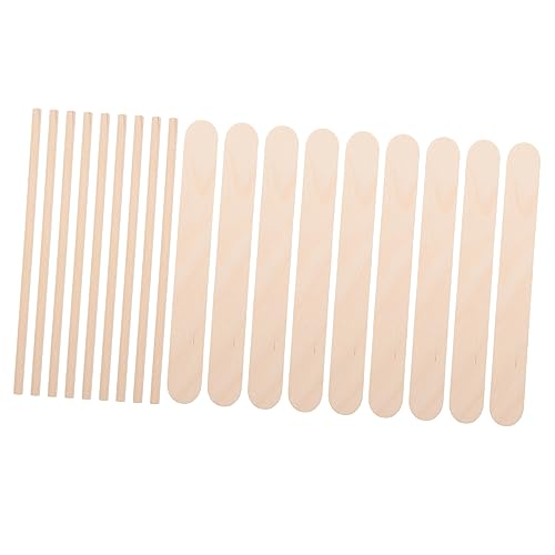 OSALADI 100 Stück Jumbo Holzstäbe für DIY Unlackierte Holzstäbchen für Bastelprojekte Eisstiele für Vielseitig Einsetzbar und Kindergärten OSALADI 100 Stück Jumbo Holzstäbe für DIY Unlackierte Holzstäbchen für Bastelprojekte Eisstiele für Vielseitig Einsetzbar und Kindergärten von OSALADI