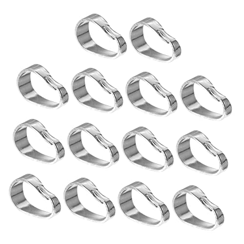 OSALADI 100 Stück Klemmen für Anhängerverbindungen Robuste Clip Verschlüsse für und Armbänder für DIY Schmuckprojekte von OSALADI