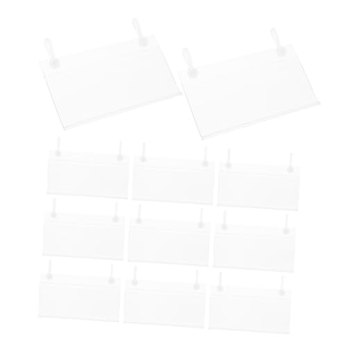 OSALADI 100 Stück Korb Preisschilder Halter Transparent PVC Doppel-ohr Hängende Preisschild Clips mit Schnappverschluss für Drahtregal Etiketten Körbe Regalanzeigen OSALADI 100 Stück Korb Preisschilder Halter Transparent PVC Doppel-ohr Hängende Preisschild Clips mit Schnappverschluss für Drahtregal Etiketten Körbe Regalanzeigen von OSALADI