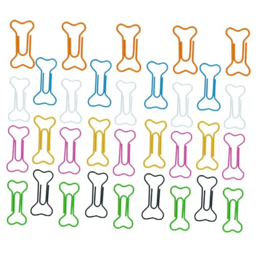 OSALADI 100 Stück Kreative Bunte Papierklammern Knochenform Flexibel Kleine Dekorative Büroklammern für Schule und Zuhause Praktische Niedliche Aktenklammern für Dokumentenorganisation OSALADI 100 Stück Kreative Bunte Papierklammern Knochenform Flexibel Kleine Dekorative Büroklammern für Schule und Zuhause Praktische Niedliche Aktenklammern für Dokumentenorganisation von OSALADI