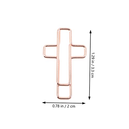 OSALADI 100 Stück Kreuzförmige Büroklammern Roségold und Gold Kleine Dekorative Büroklammern mit Starker Klammerkraft Stabile Metallclips für Büro und Dokumentenorganisation OSALADI 100 Stück Kreuzförmige Büroklammern Roségold und Gold Kleine Dekorative Büroklammern mit Starker Klammerkraft Stabile Metallclips für Büro und Dokumentenorganisation von OSALADI
