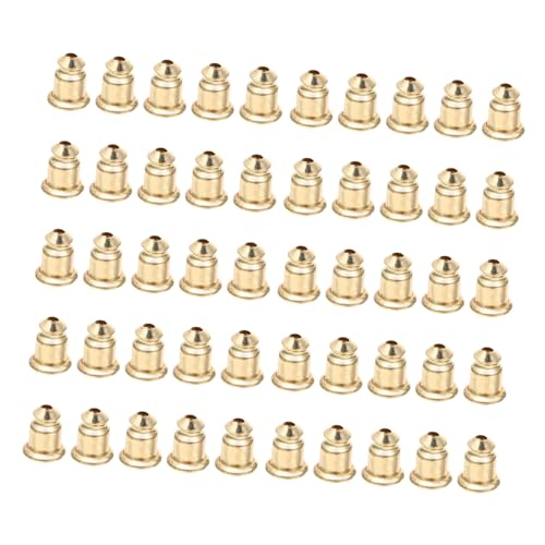 OSALADI 100 Stück Kupfer Ohrrückseiten Sichere und Langlebige Ohrstecker Verschlüsse für Diy Schmuck Gold für Ohrstecker Geeignet OSALADI 100 Stück Kupfer Ohrrückseiten Sichere und Langlebige Ohrstecker Verschlüsse für Diy Schmuck Gold für Ohrstecker Geeignet von OSALADI