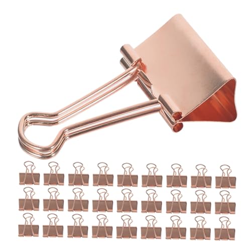 OSALADI 100 Stück Metall-klammern in Roségold Stabile Büroklammern mit Starkem Halt Vielseitige Paper Clamps für Dokumentenorganisation Home Office und Schule Dekorative und Langlebige OSALADI 100 Stück Metall-klammern in Roségold Stabile Büroklammern mit Starkem Halt Vielseitige Paper Clamps für Dokumentenorganisation Home Office und Schule Dekorative und Langlebige von OSALADI