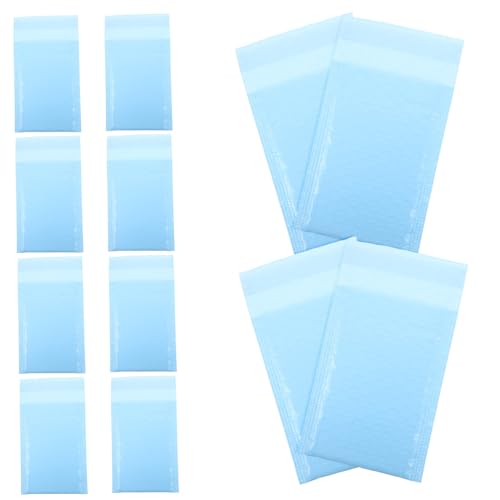 OSALADI 100 Stück Multi Use Versandtaschen Selbstklebende Verpackungsbeutel für Kleidung Robuste Blickdichte Blaue Pe Luftpolstertaschen für Versand und Praktische und Sichere von OSALADI