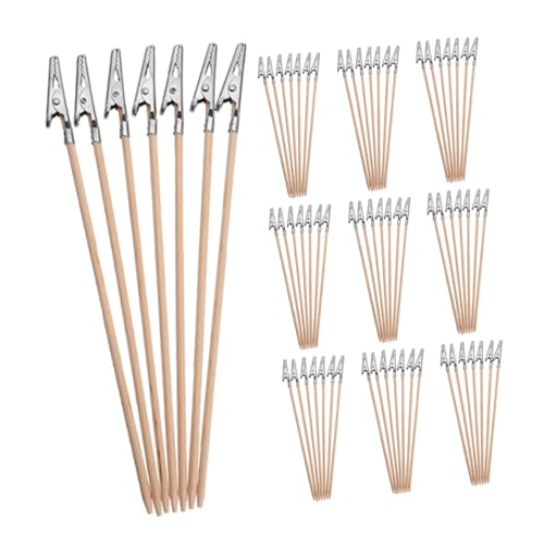 OSALADI 100 Stück Multifunktionale Clips mit Bambusstäben für Modellfärbung Fotohaltung und Dekoration von Postern OSALADI 100 Stück Multifunktionale Clips mit Bambusstäben für Modellfärbung Fotohaltung und Dekoration von Postern von OSALADI