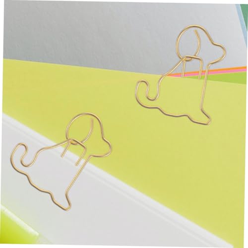 OSALADI 100 Stück Niedliche Hund Büroklammern Teiliges Sitzende Tier Lesezeichen Clips Multifunktionale Büroklammern für Dokumente Notizen Bücher Organizer für Hundeliebhaber Schüler OSALADI 100 Stück Niedliche Hund Büroklammern Teiliges Sitzende Tier Lesezeichen Clips Multifunktionale Büroklammern für Dokumente Notizen Bücher Organizer für Hundeliebhaber Schüler von OSALADI